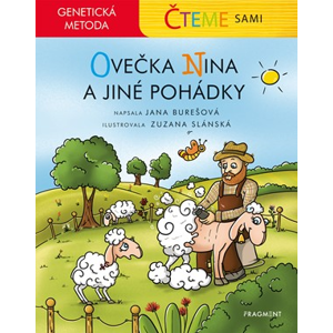 Čteme sami - genetická metoda - Ovečka Nina a jiné pohádky | Jana Burešová