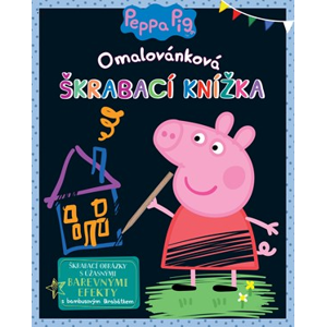 Peppa Pig - Omalovánková škrábací knížka | kolektiv